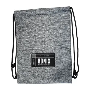 2025 Ronix Drawstring Sack - Heather Charcoal / White