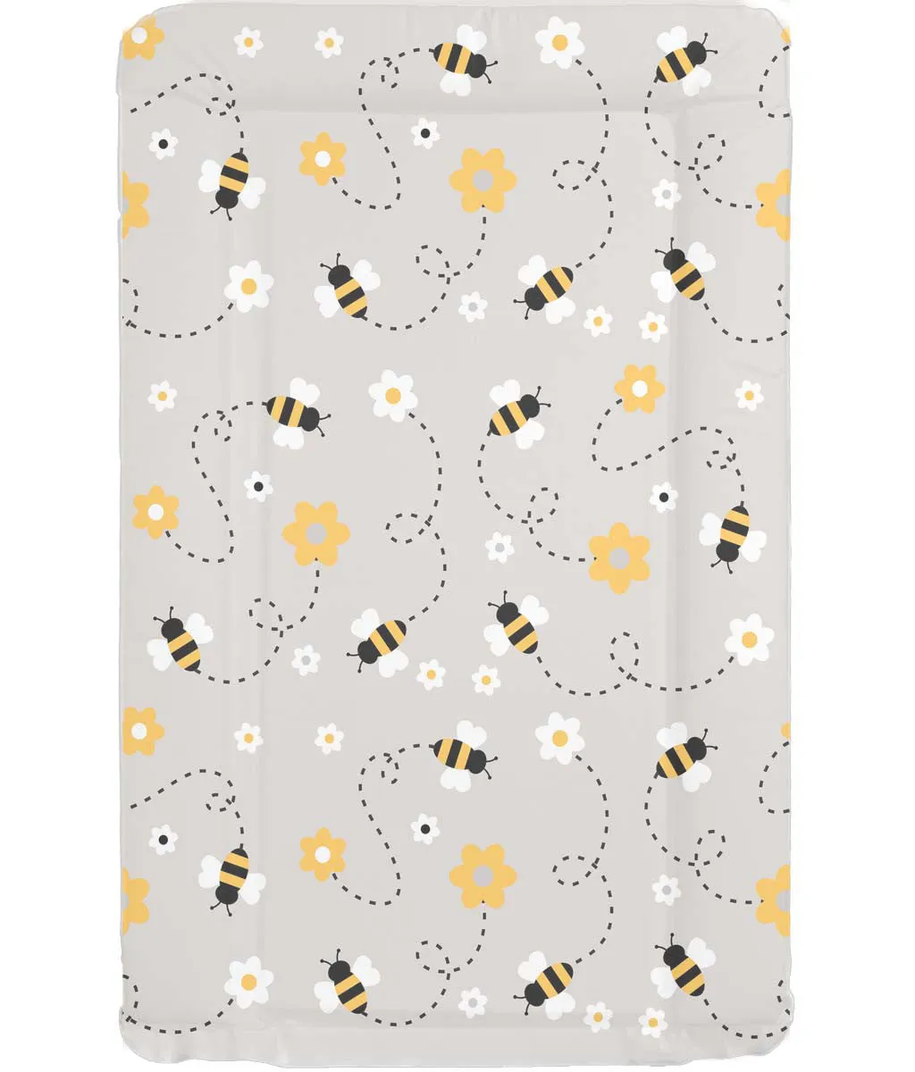 Babybase Changing Mat Grey Bee