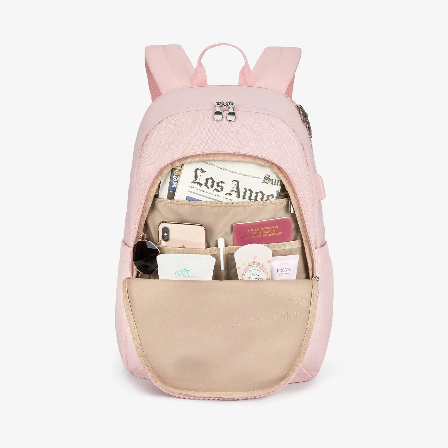 Bonchemin 15.6 inch Laptop Backpacks with USB Charging Port