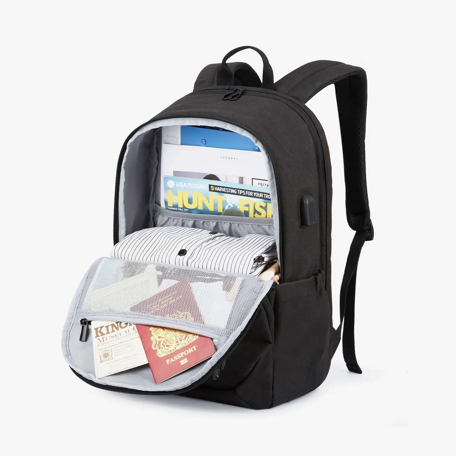 Bonchemin 15.6 inch Laptop Backpacks with USB Charging Port