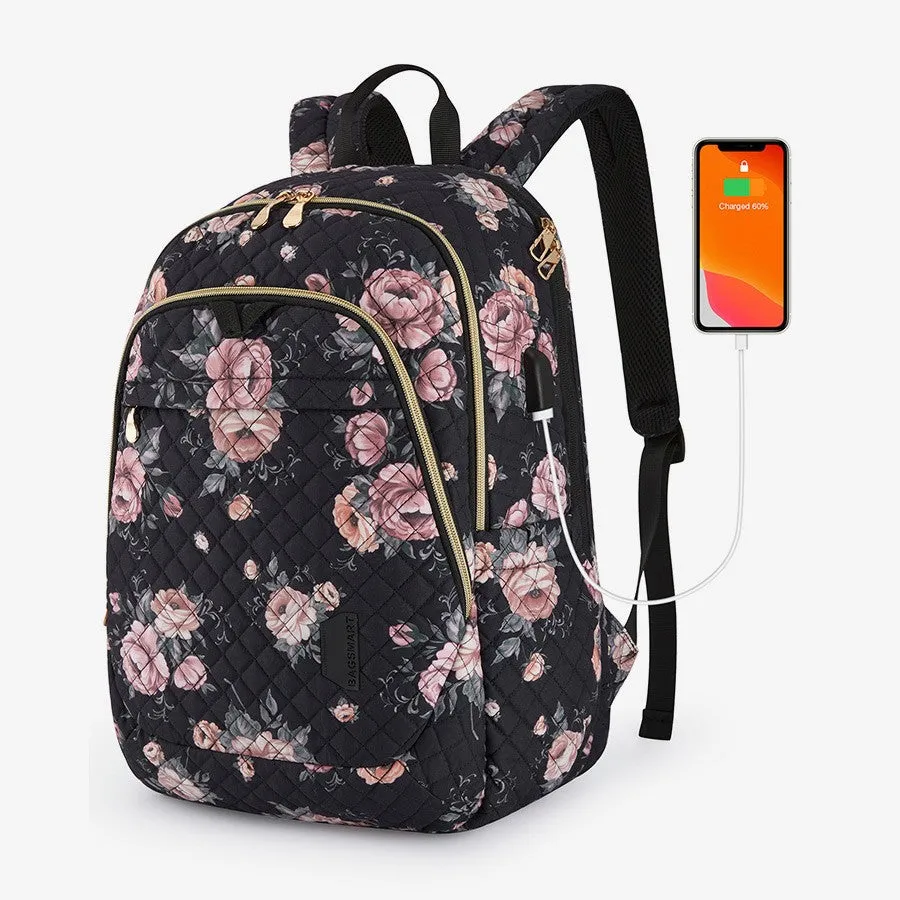 Bonchemin 15.6 inch Laptop Backpacks with USB Charging Port