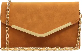 Clutch Purse Evening Bag for Women, Envelope Handbag With Detachable Chain for Wedding and Party
