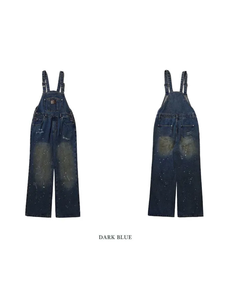 College style pockets backpack jeans【s0000008610】