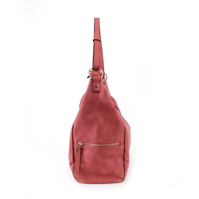 CP1019 Monogrammable Soft Leather Large Hobo Tote