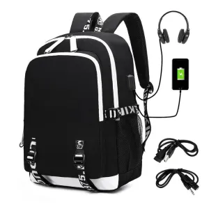 deanwangkt Cross-Border  New USB Backpack College and Middle School Student Backpack Student Schoolbag