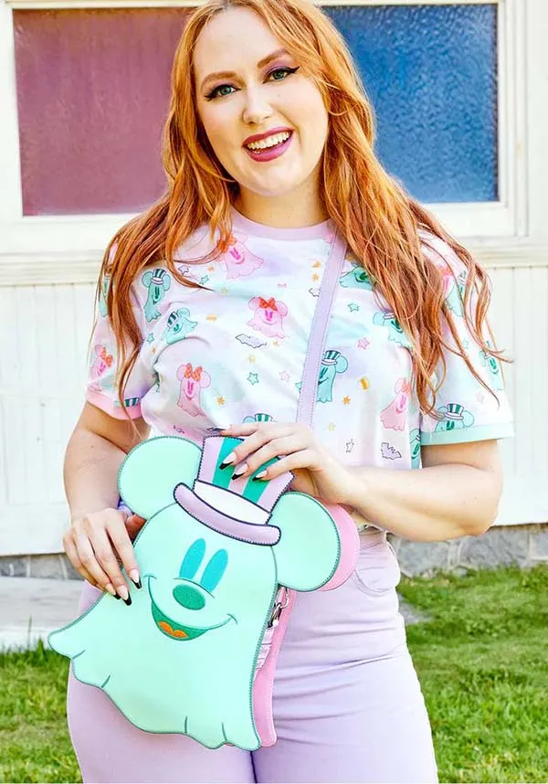 Disney: Mickey & Minnie Pastel Ghost Glow | CROSSBODY BAG*