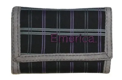 Emerica Fortune Wallet, Black/Plaid
