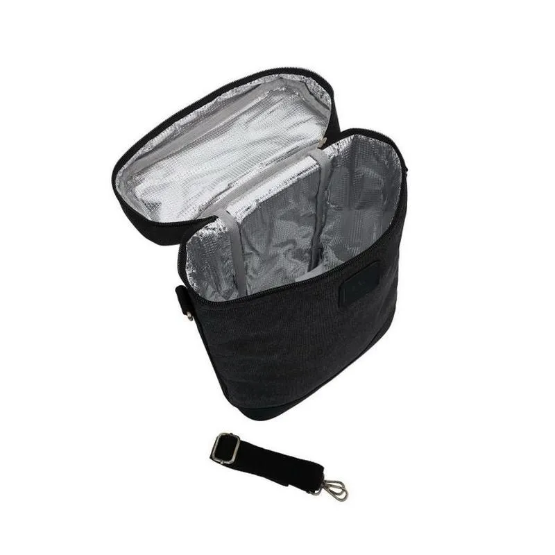 Escape Classic Canvas Wine Cooler Bag | Black