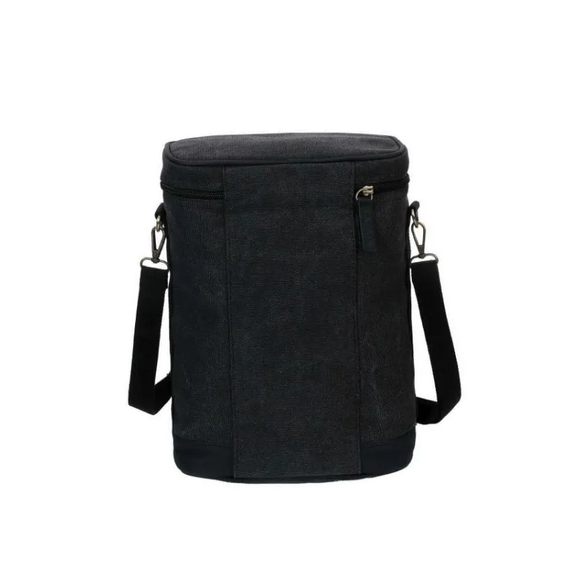 Escape Classic Canvas Wine Cooler Bag | Black