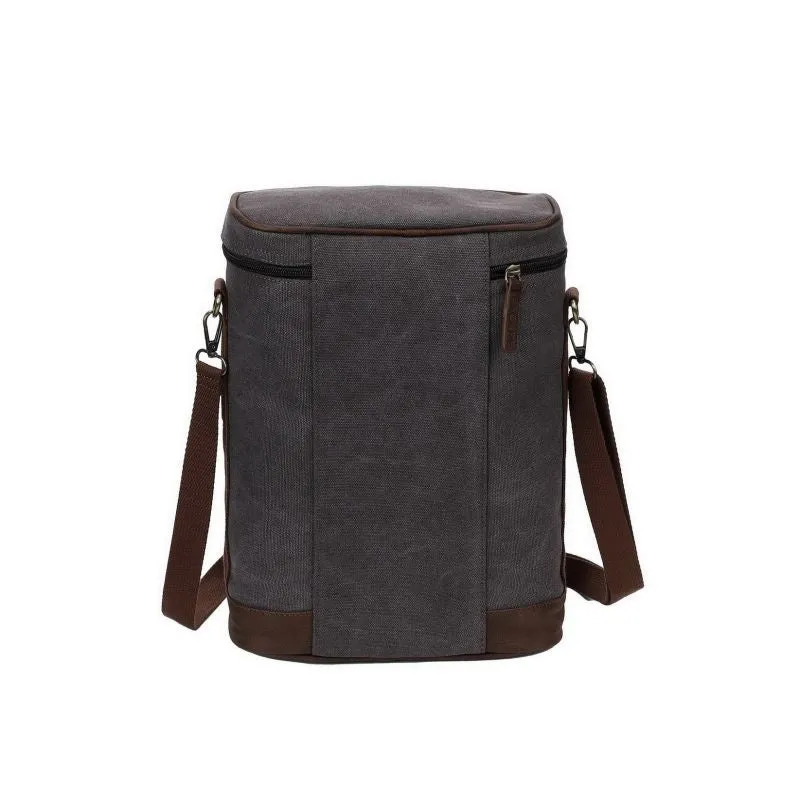 Escape Classic Canvas Wine Cooler Bag | Dark Grey
