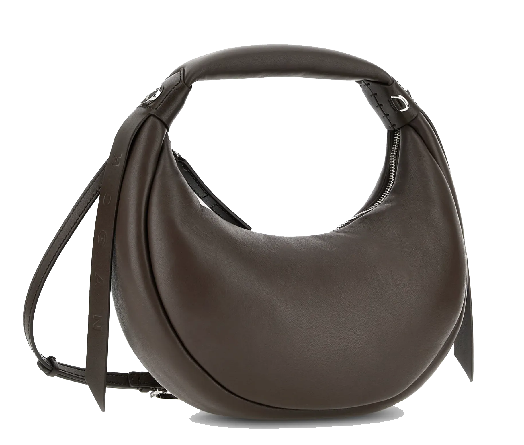 HOGAN BAM BAM HOBO MINI BAG BROWN