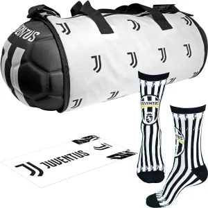 Juventus FC Bundle: Duffel Bag, Pair of Socks & Free Car Decal   Free Shipping