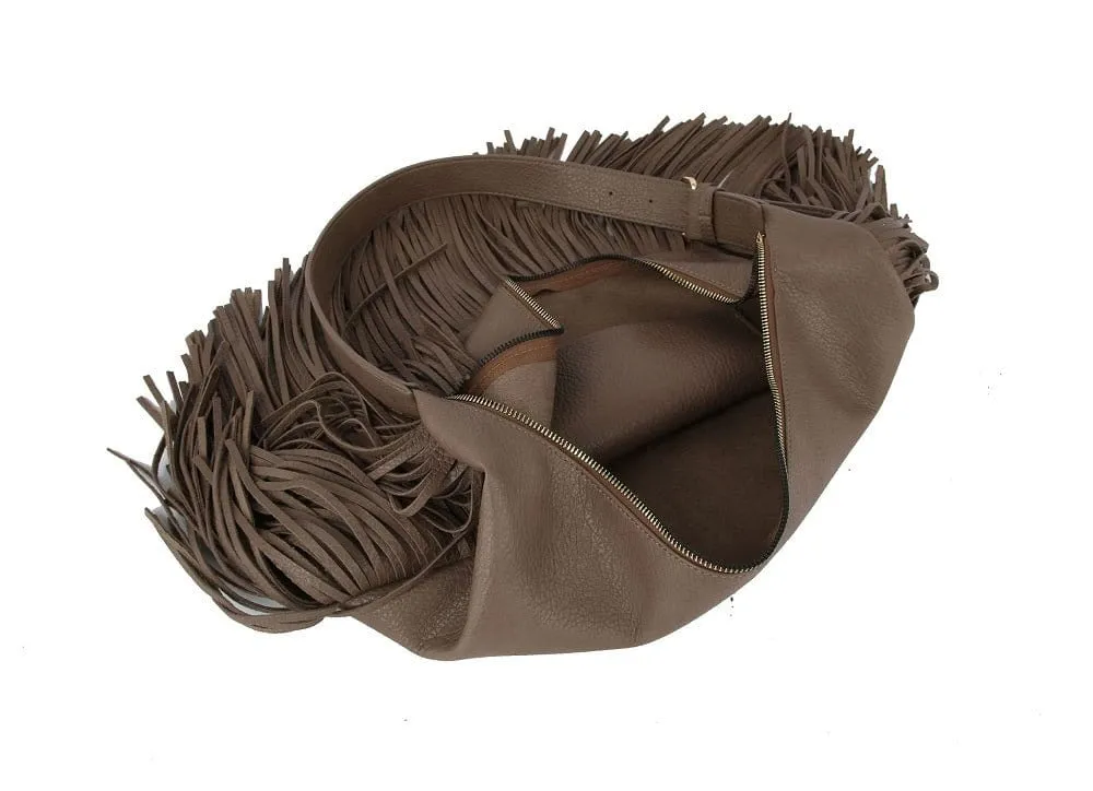 JY0391 Fringe Western Hobo Bag