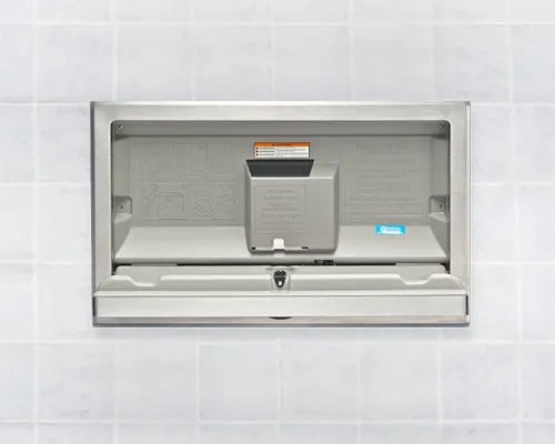Koala Kare KB-110-SSRE Stainless Steel Recessed Baby Changing Station
