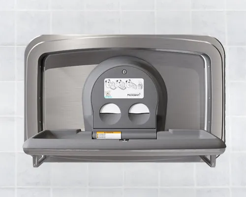 Koala Kare KB310-SSWM Horizontal, Horizontal, Stainless Steel, Surface-Mounted, Baby Changing Station