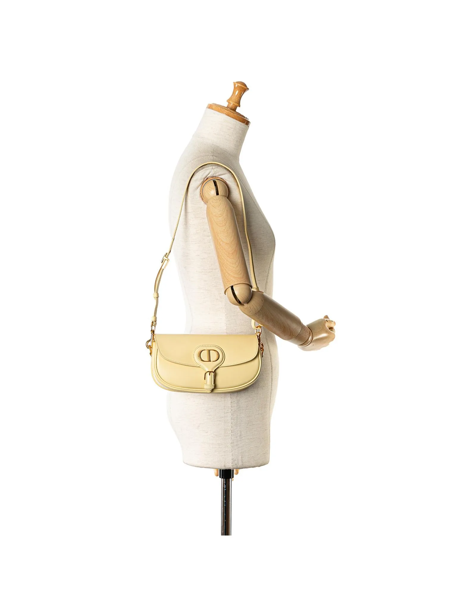 Leather Crossbody Bag with Buckle Closure