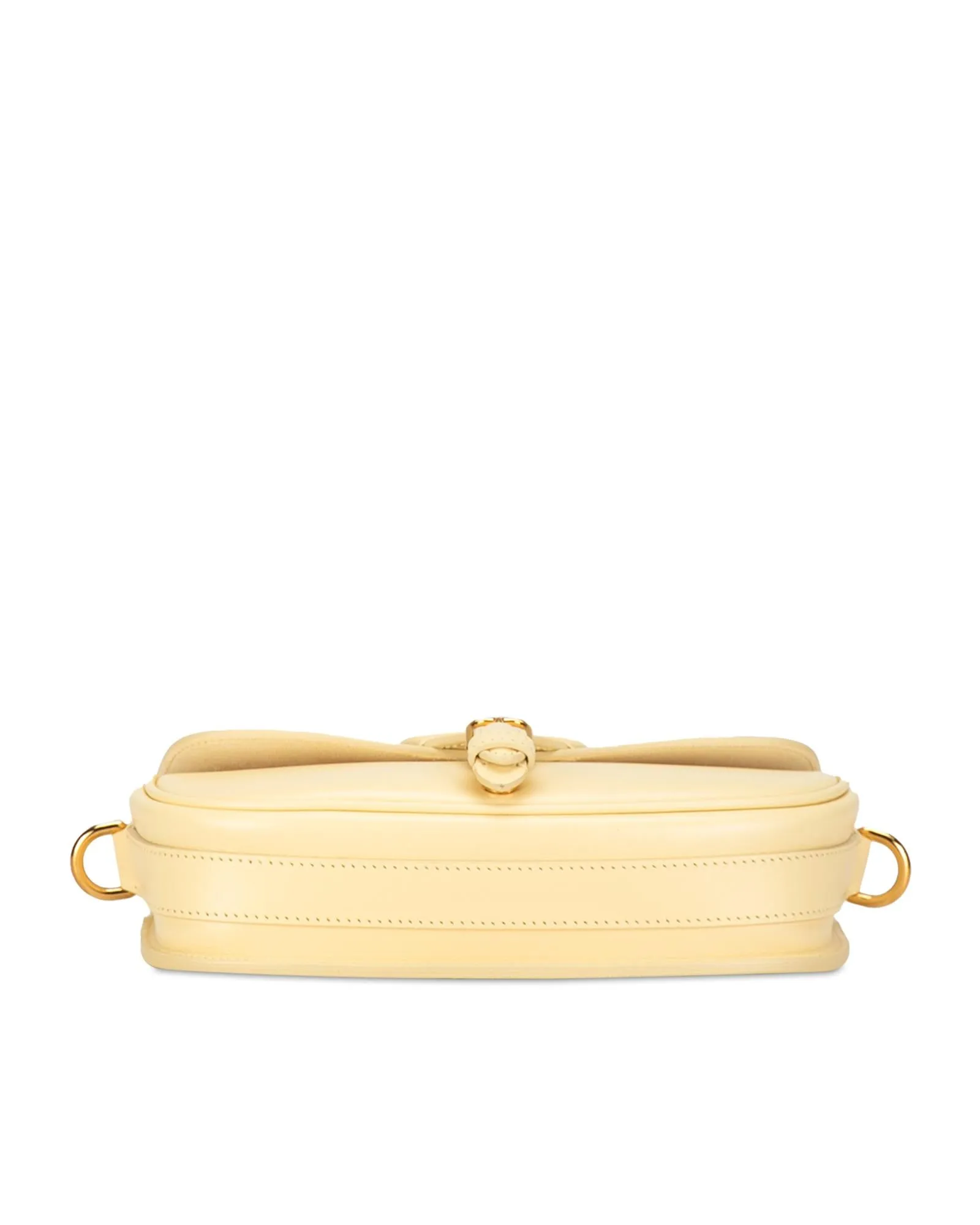 Leather Crossbody Bag with Buckle Closure