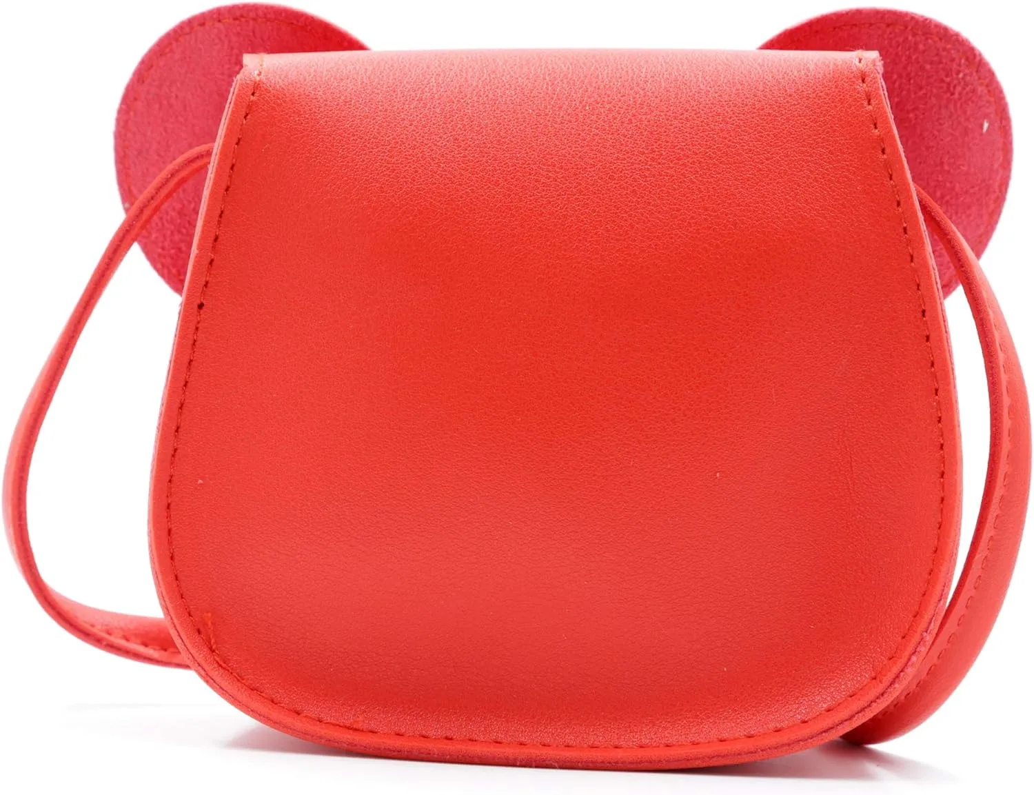 Little Mouse Ear Bow Crossbody Purse,PU Shoulder Handbag for Kids Girls Toddlers