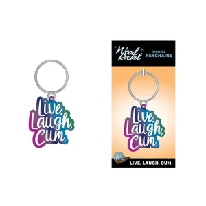 Live Laugh Cum Keychain