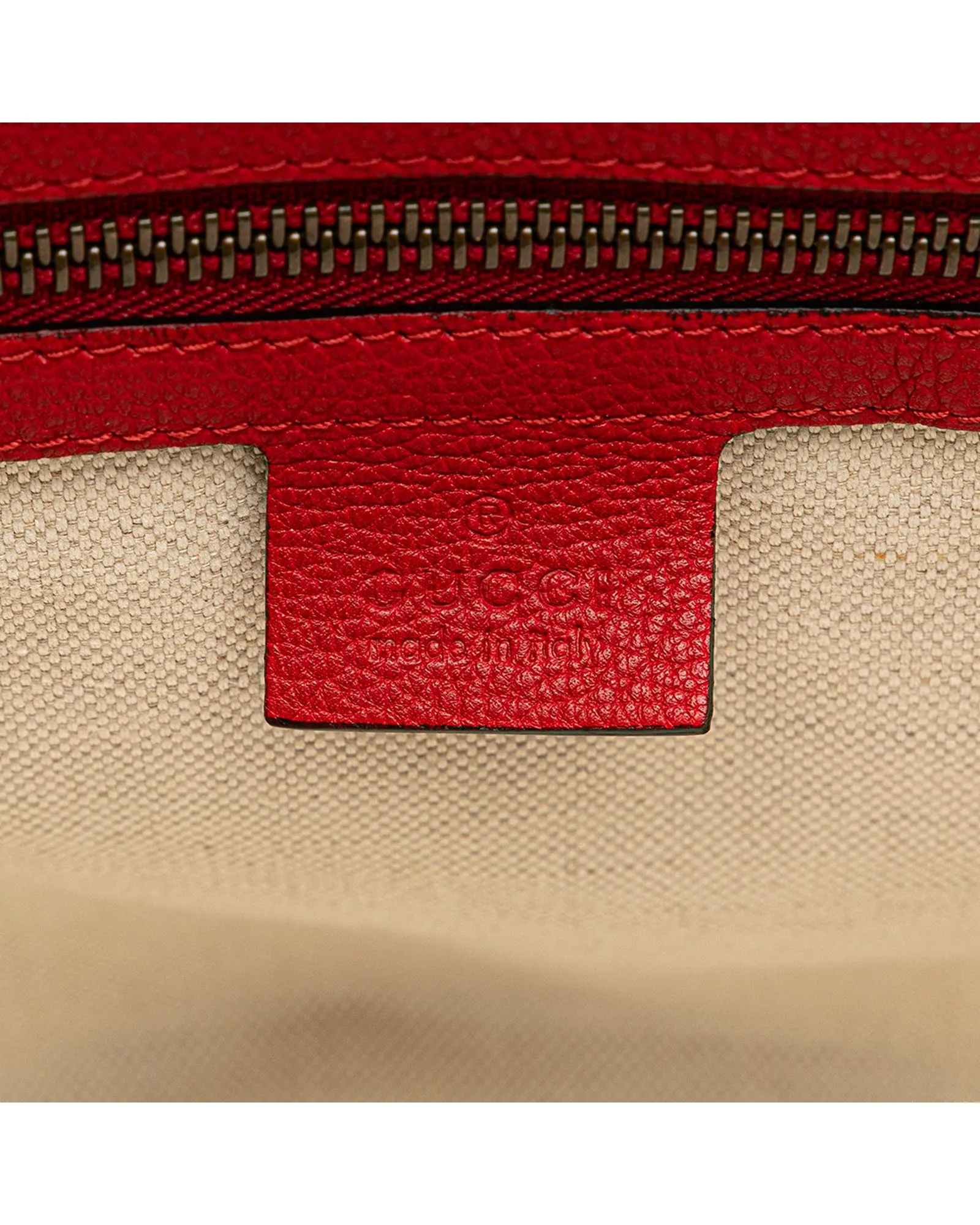 Logo Half Moon Hobo Bag with Leather Strap and Interior Zip Pocket