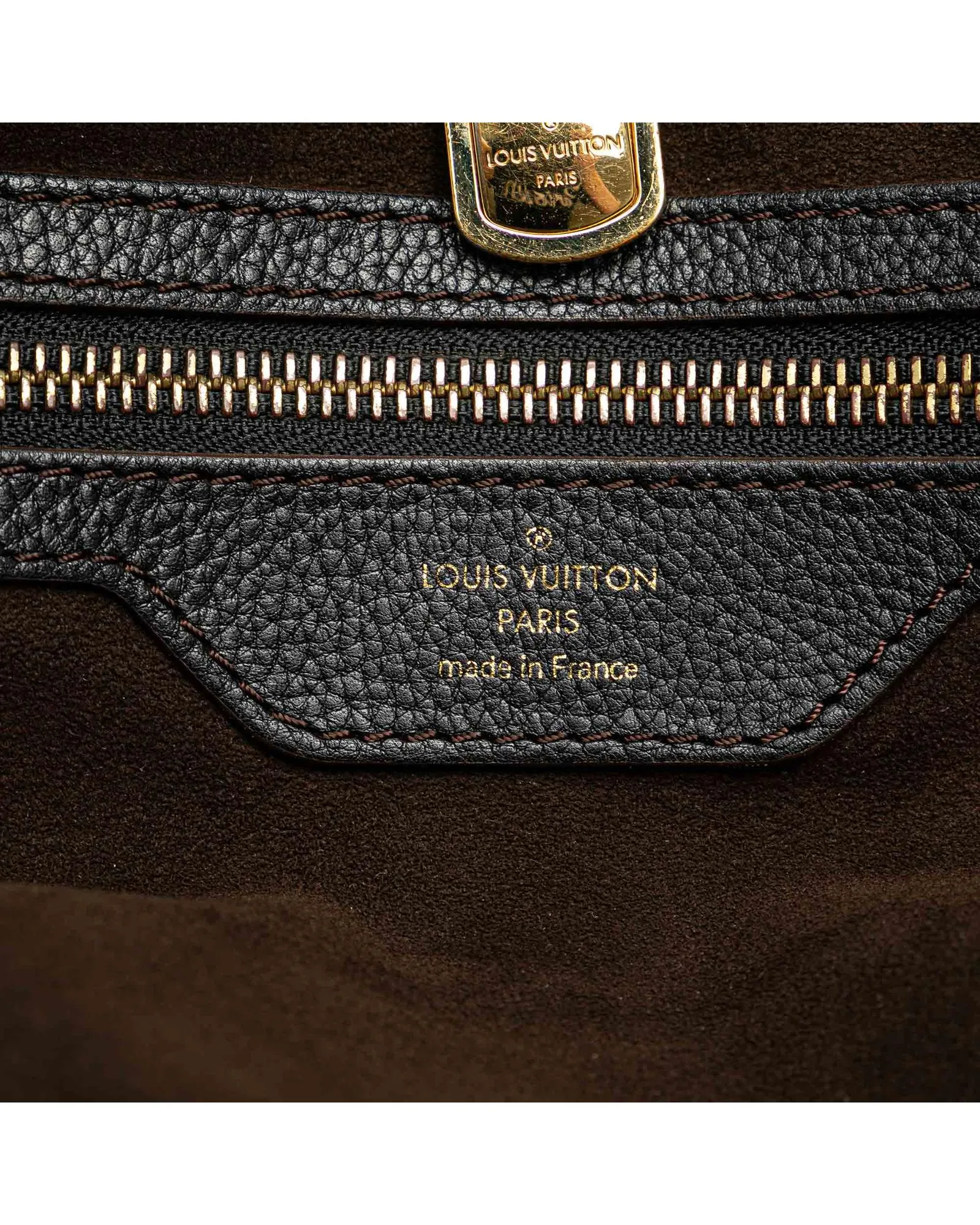 Louis Vuitton Beverly MM Black Leather Hobo Bag