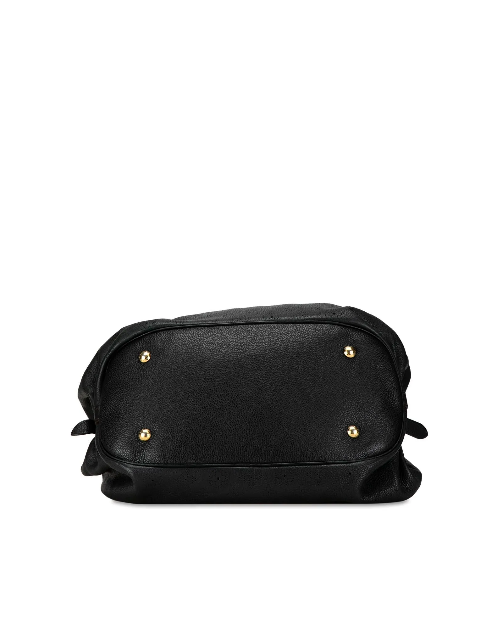 Louis Vuitton Beverly MM Black Leather Hobo Bag