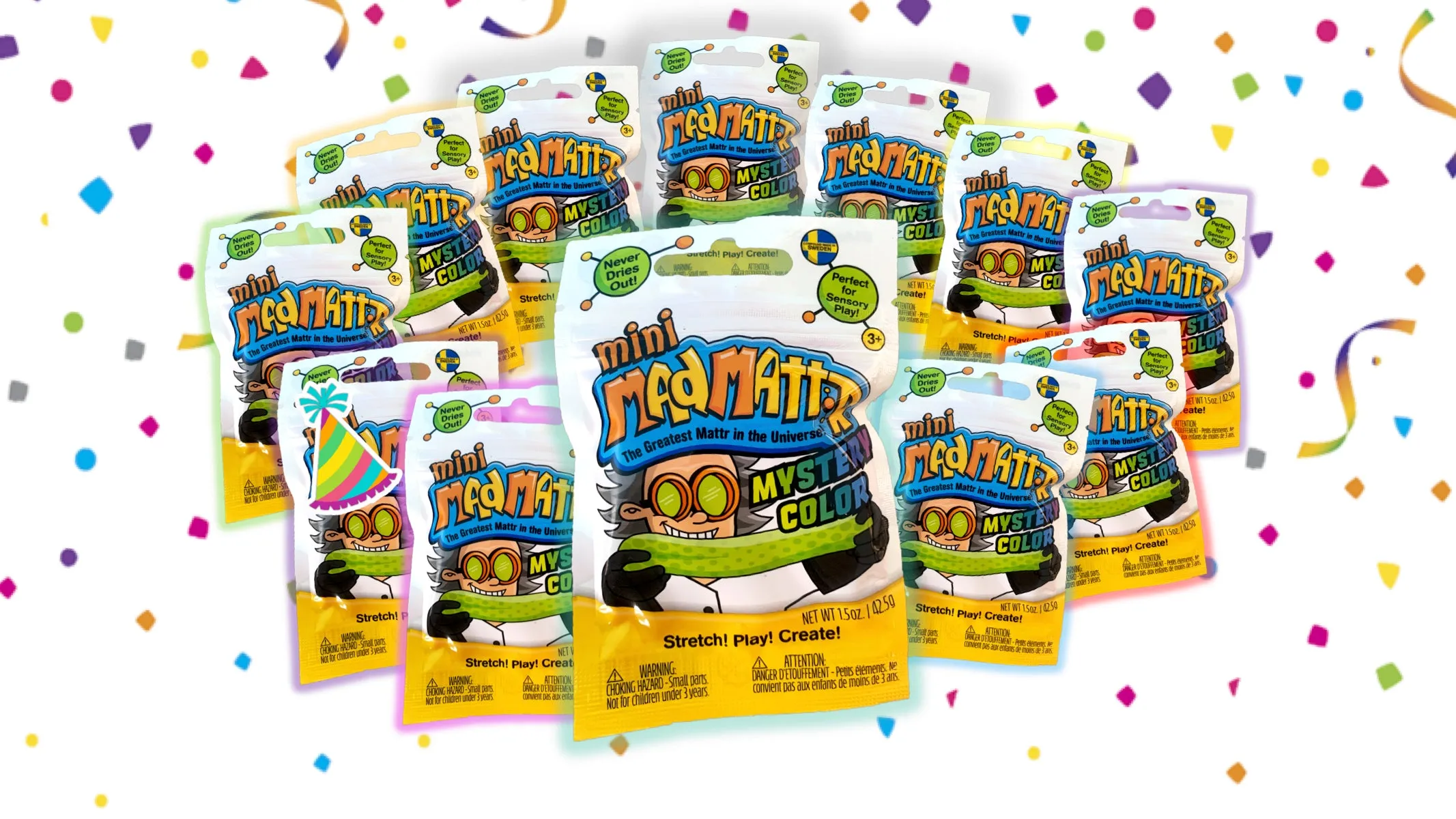 Mad Mattr Mini Party Pack - (12/pk)