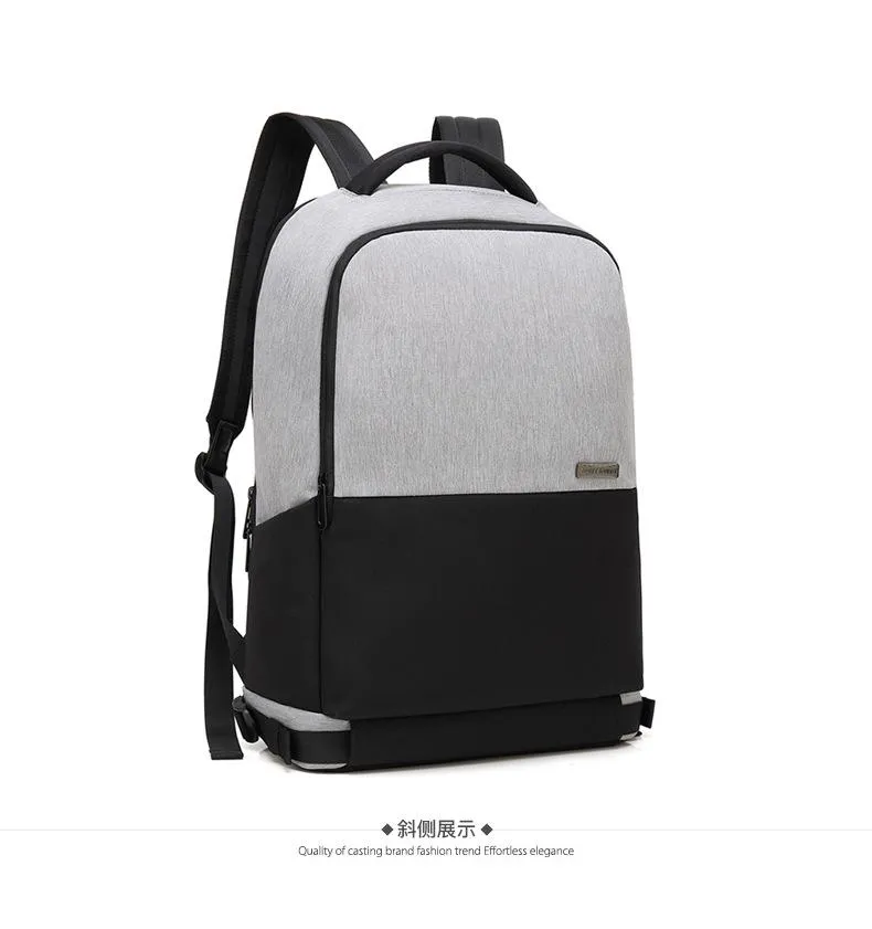 Men's outdoor business waterproof and wear-resistant computer backpack