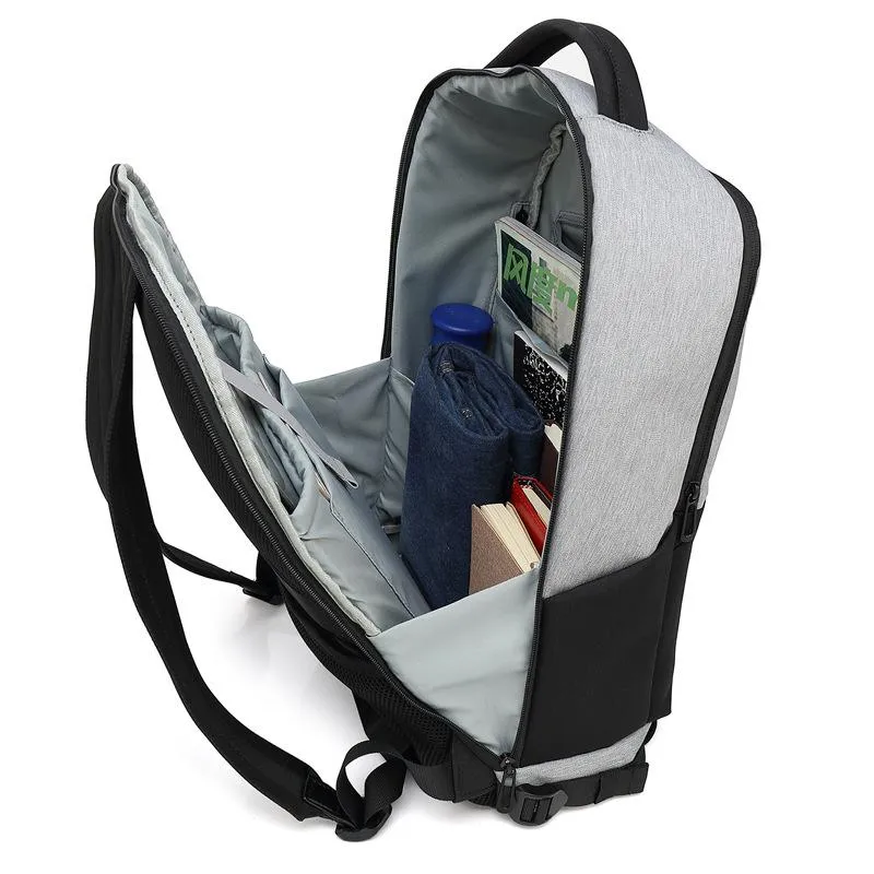 Men's outdoor business waterproof and wear-resistant computer backpack