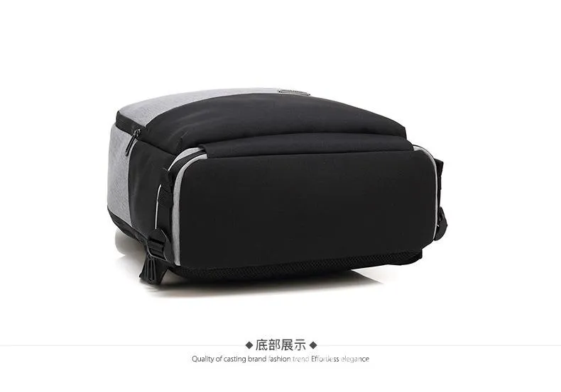 Men's outdoor business waterproof and wear-resistant computer backpack