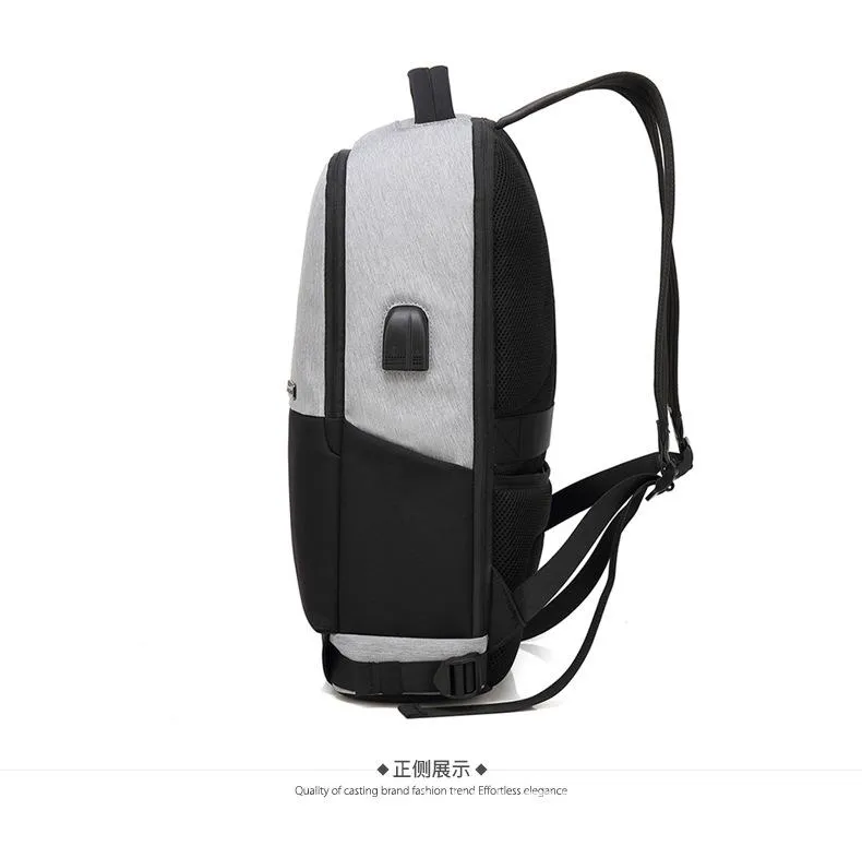 Men's outdoor business waterproof and wear-resistant computer backpack