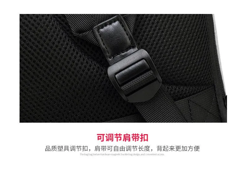 Men's outdoor business waterproof and wear-resistant computer backpack