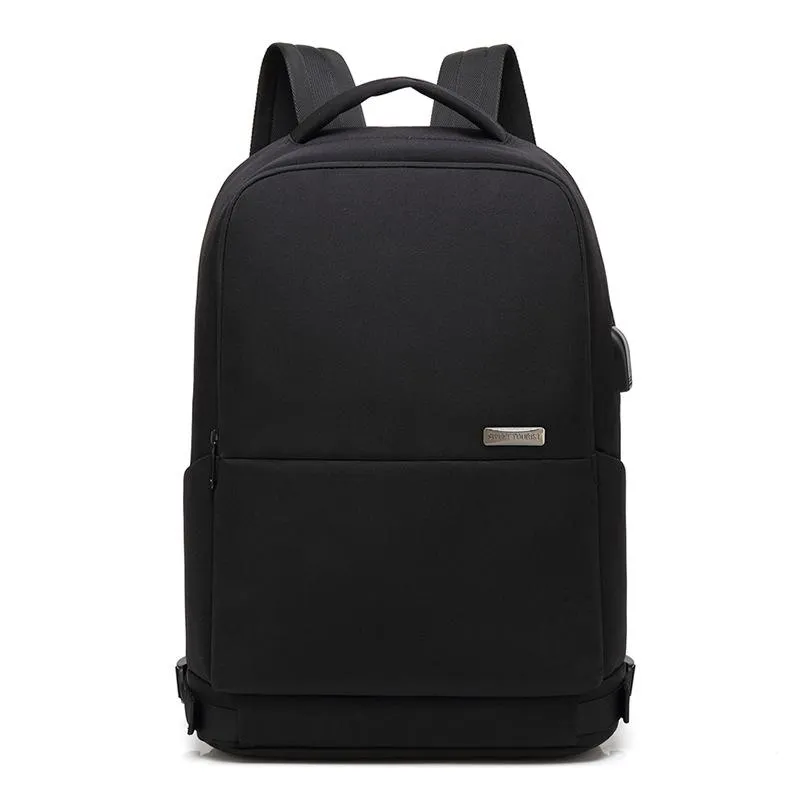 Men's outdoor business waterproof and wear-resistant computer backpack