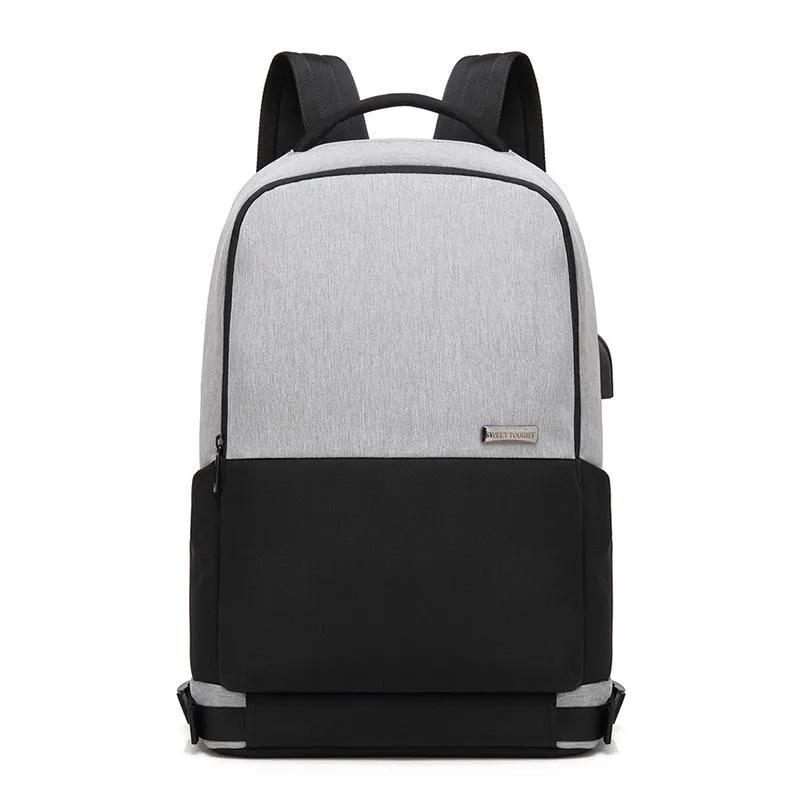 Men's outdoor business waterproof and wear-resistant computer backpack