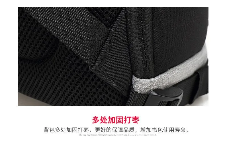 Men's outdoor business waterproof and wear-resistant computer backpack
