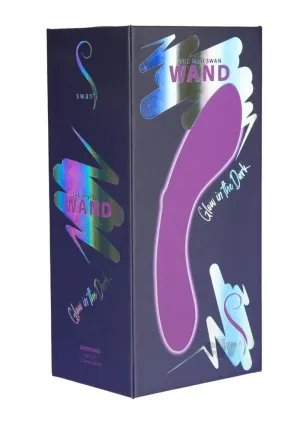 Mini Swan Wand Gitd Purple