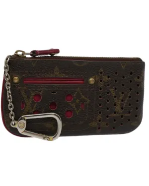 Pink Monogram Coin Purse