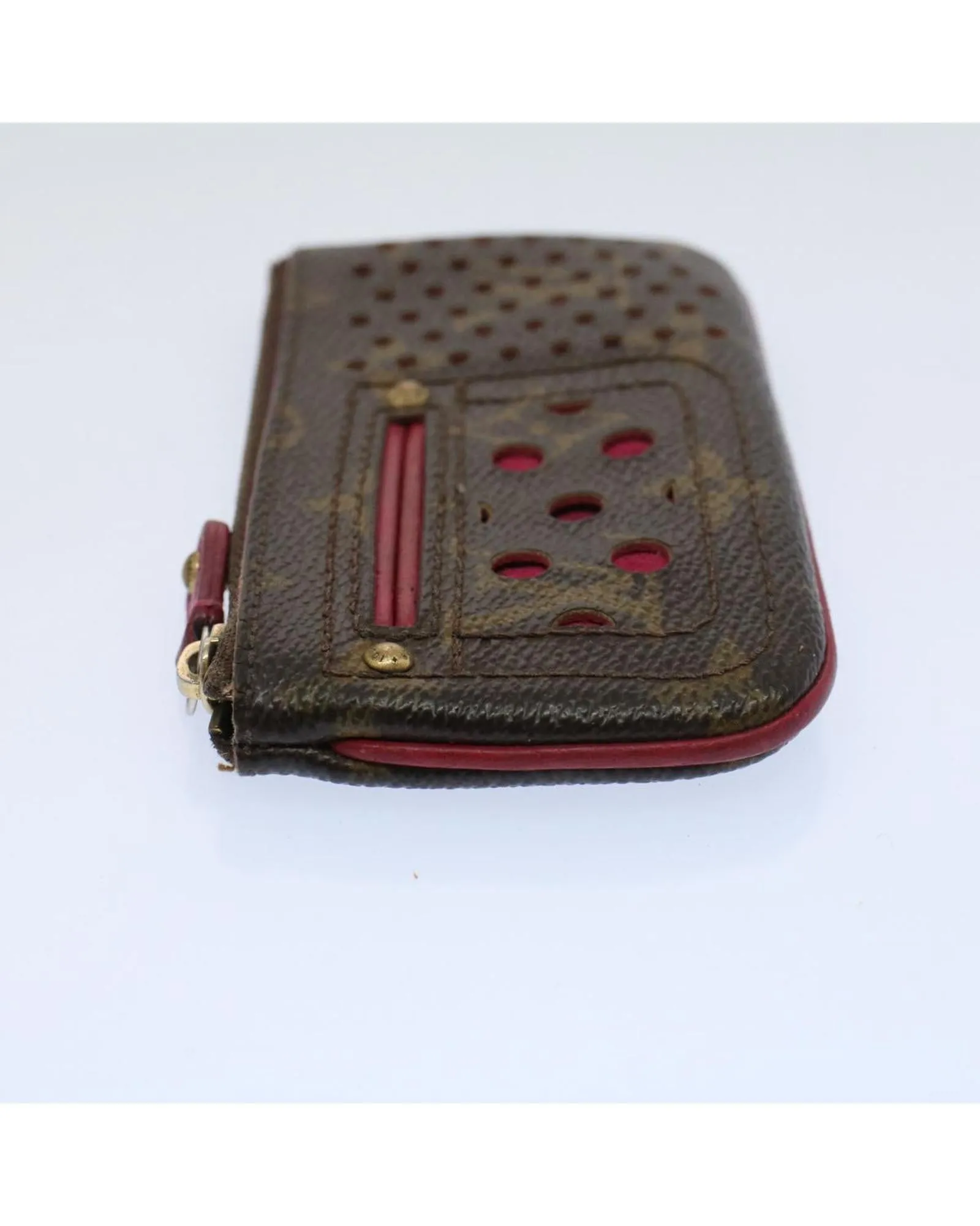 Pink Monogram Coin Purse
