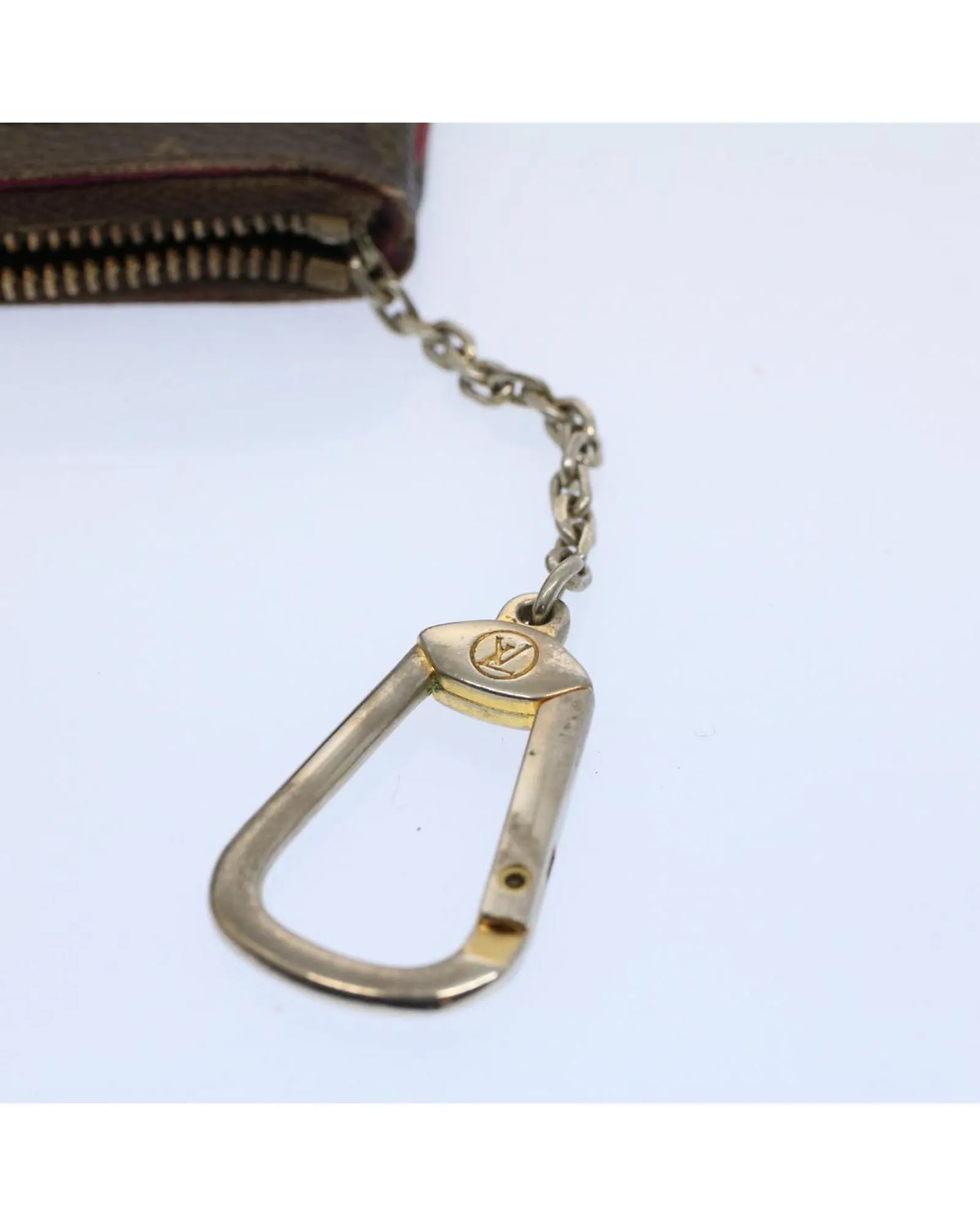 Pink Monogram Coin Purse
