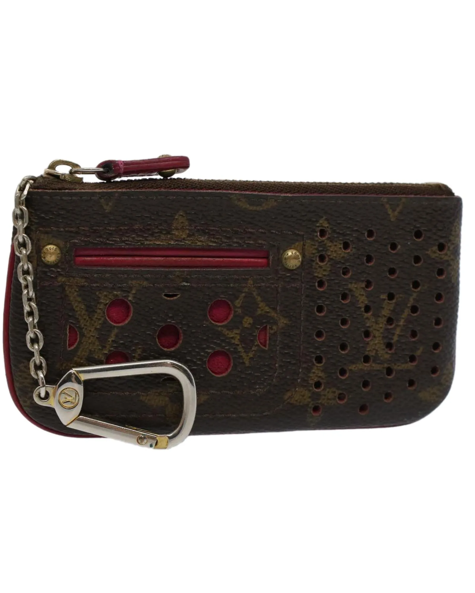 Pink Monogram Coin Purse