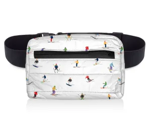 Puffer Fanny Pack in Dancing Skiers
