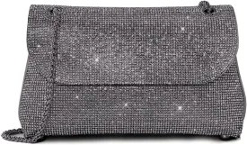 Rhinestone Purse for Women Evening Bag Sparkly Handbags Crossbody Bag Prom Clutch Purse for Wedding