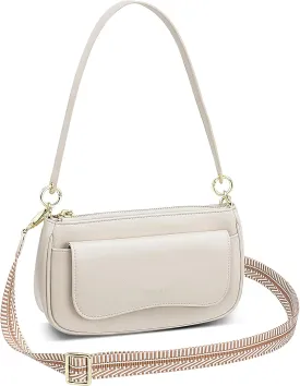 RONSIN Small Shoulder Bag for Women Mini Clutch Purse Tote Handbag Zipper Closure Crossbody Hobo Purse