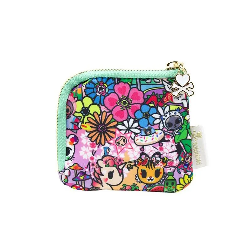 Tokidoki Flower Power Zip Coin Purse