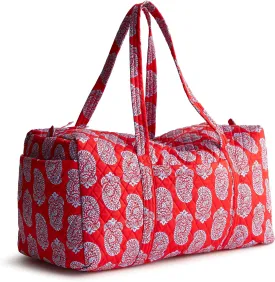 Vera Bradley Women's Premium Cotton Large Original Duffel Travel Bag