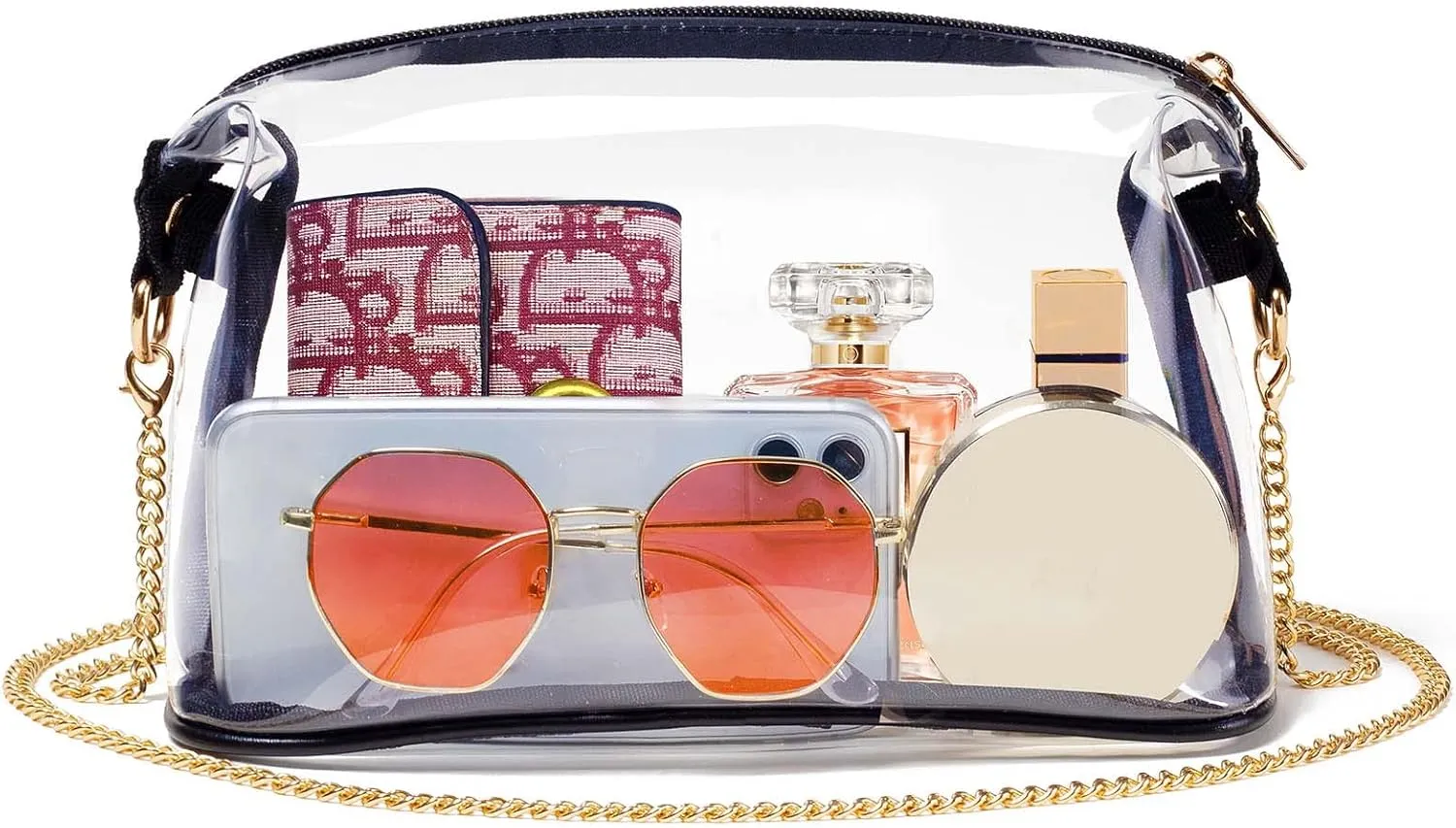 Vorspack Stadium Approved - Clear Crossbody Bag - Cute Purses for Women - Concert Festival Sports